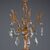 Bronze and Crystal Chandelier