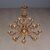 Rococo Style Chandelier, Italy, 20th Century