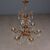 Bronze and Crystal Chandelier