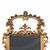Carved and gilded wooden mirror. Italy, 18th century.