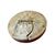 Turned wood and horn snuffbox dated 1834