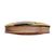 Turned wood and horn snuffbox dated 1834