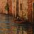 DIPINTI ANTICHI, QUADRI VEDUTA DI VENEZIA, PITTURA AD OLIO SU TELA, XX SECOLO. (QP694)
