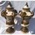 Pair of marble and gilded bronze vases - Susse Frères Foundry - Paris, 19th century.