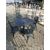 Cast iron table and chairs