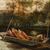 English painter (late 19th century) - River landscape with boat.