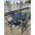 Cast iron table and chairs
