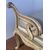 Wall-mounted bench in lacquered and painted wood. Venice, 18th century.