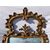 Carved and gilded wooden mirror. Italy, 18th century.