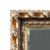 Liberty mirror in carved and gilded wood. Italy, 20th century.