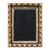 Liberty mirror in carved and gilded wood. Italy, 20th century.