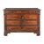 Walnut feather chest of drawers. Italy, early 19th century.
