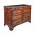 Walnut feather chest of drawers. Italy, early 19th century.