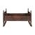 Carved wooden cradle. Italy, 19th century.