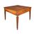 Extendable inlaid wood dining table. Piacenza, second half of the 18th century.