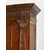 17th-century walnut wardrobe from Northern Italy.