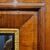 Pair of walnut consoles Carlo X 1820 with mirrors