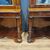 Pair of walnut consoles Carlo X 1820 with mirrors