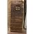 ptcr474 - rustic chestnut door with window, cm l 75 xh 192     