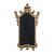Carved and gilded wooden mirror. Northern Italy, 18th century.