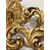 Carved and gilded wooden mirror. Tuscany, early 19th century.