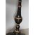 Antique round Tuscan coffee table lacquered in black and gold, painted. Early 1800s. Diameter 57 cm, height 80 cm.