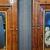 Coppia di consolles in noce Carlo X 1820 con specchiere
