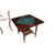 Victorian style English handkerchief game table from the second half of the 1800s