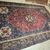 Antique Persian Ashfar carpet 1930. Size 266 x 180. In the colors of red and blue.