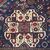 Antique Persian Ashfar carpet 1930. Size 266 x 180. In the colors of red and blue.