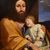 Gesù con il figlio del committente, Giovan Battista Salvi (1609 - 1685) cerchia/seguace