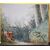 Large painting on canvas &quot;Hounds in the Woods&quot; Italy - 20th century.     