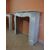 CARVED CARRARA WHITE MARBLE FIREPLACE WITH SHELLS, LOUIS XV STYLE, FRANCE