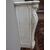 LOUIS XV STYLE CARVED FIREPLACE IN WHITE CARRARA MARBLE, EARLY 1800S FRANCE cm L162xP42xH108