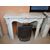 WHITE CARRARA FIREPLACE LOUIS XV L 130 D 37 H 102