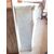 CARRARA WHITE MARBLE FIREPLACE POMPADOUR FRANCE cm L130xP36xH107