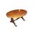 Tavolino da salotto inglese della seconda metà del 1800 in legno di noce