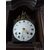 CREDENZA A DUE PORTE CON ALZATA E OROLOGIO STILE PROVENZALE (PIATTAIA)
