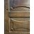 PTCI563 - Antique larch wood front door, 19th century, dimensions cm W 86 x H 197