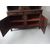 CREDENZA A DUE PORTE CON ALZATA E OROLOGIO STILE PROVENZALE (PIATTAIA)