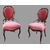 Coppia di poltroncine francesi in mogano, poltrone antiche
