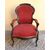 Mahogany armchair with high back, chair room, living room furniture
