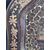 Hand-painted oriental lacquer tray with genre scenes, late 19th – early 20th century