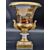 Gilded and hand-painted porcelain cup with hunting scenes, 19th century