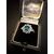 Platinum Ring with Emerald and Diamonds