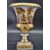 Gilded and hand-painted porcelain cup with hunting scenes, 19th century