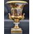 Gilded and hand-painted porcelain cup with hunting scenes, 19th century