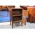 Walnut bedside table, Italian origin, 18th century.