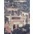 Hand-painted oriental lacquer tray with genre scenes, late 19th – early 20th century