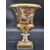 Gilded and hand-painted porcelain cup with hunting scenes, 19th century